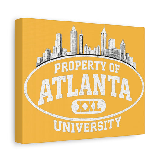 Property of Atlanta XXL University Canvas – MARTA Yellow Edition