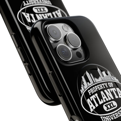 Atlanta University Skyline Tough Magnetic Phone Case - "Property of Atlanta" XXL
