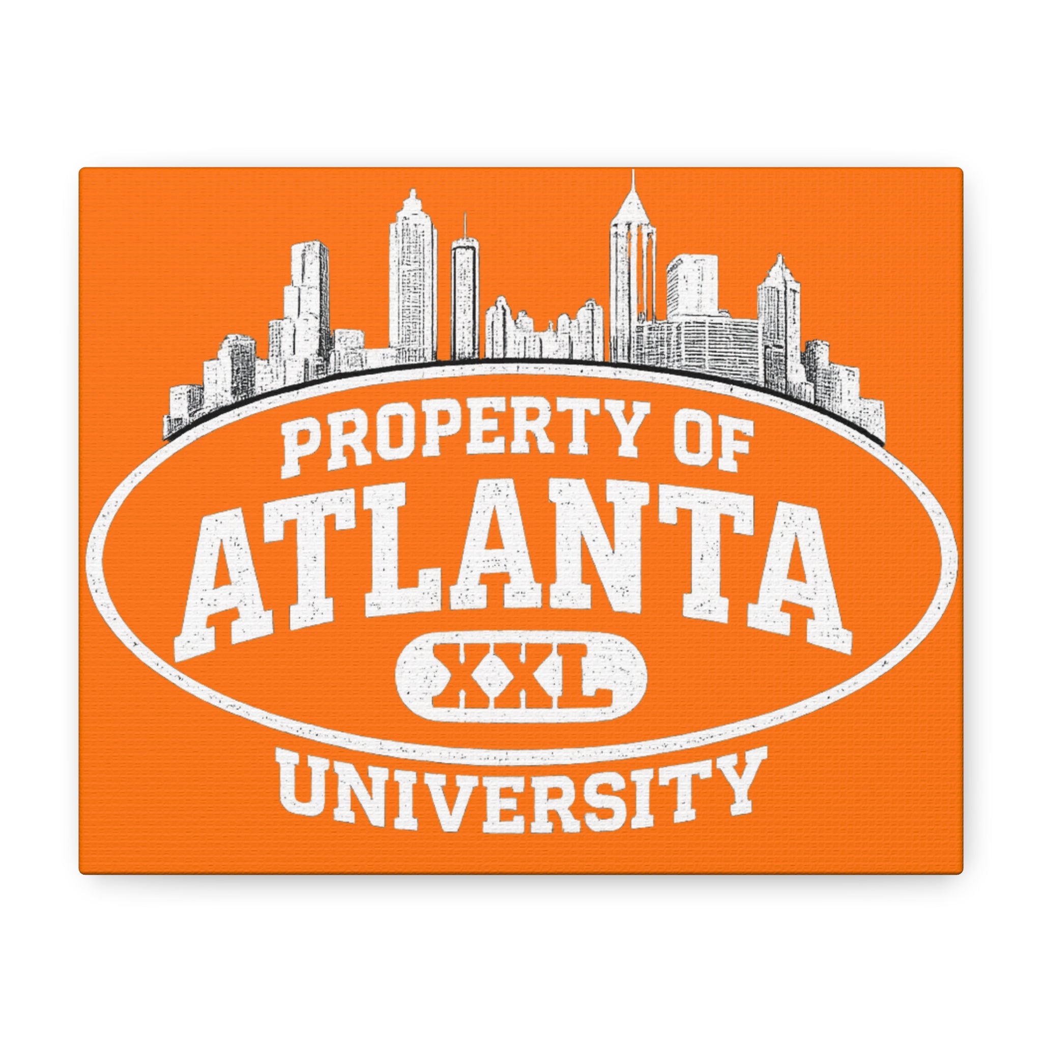 Property of Atlanta XXL University Canvas – MARTA Orange Edition