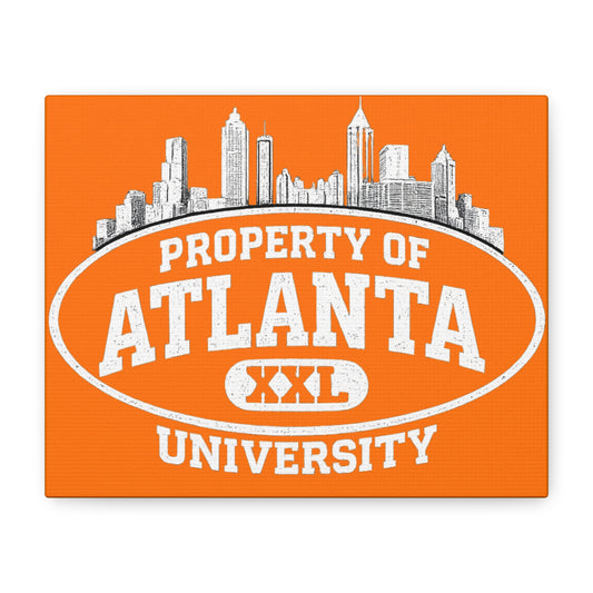 Property of Atlanta XXL University Canvas – MARTA Orange Edition