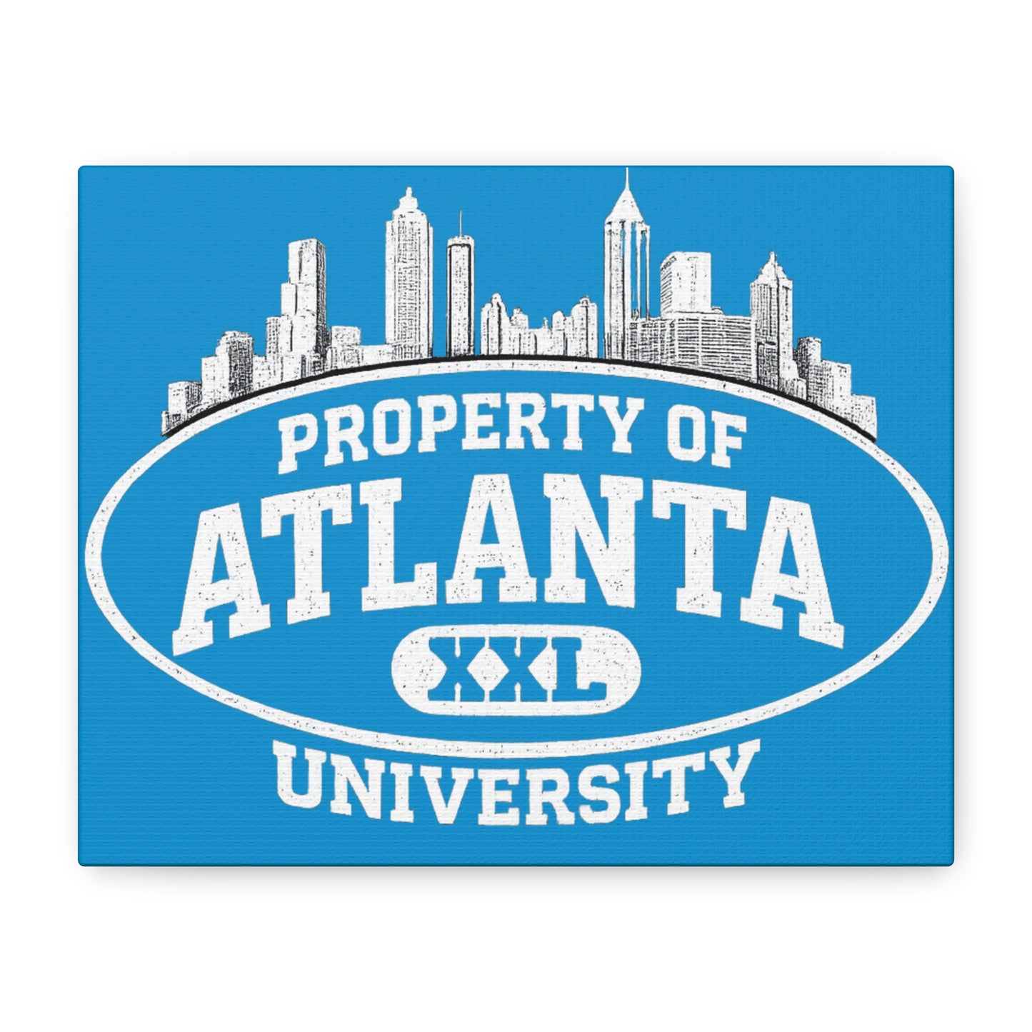 Property of Atlanta XXL University Canvas – MARTA Blue Edition