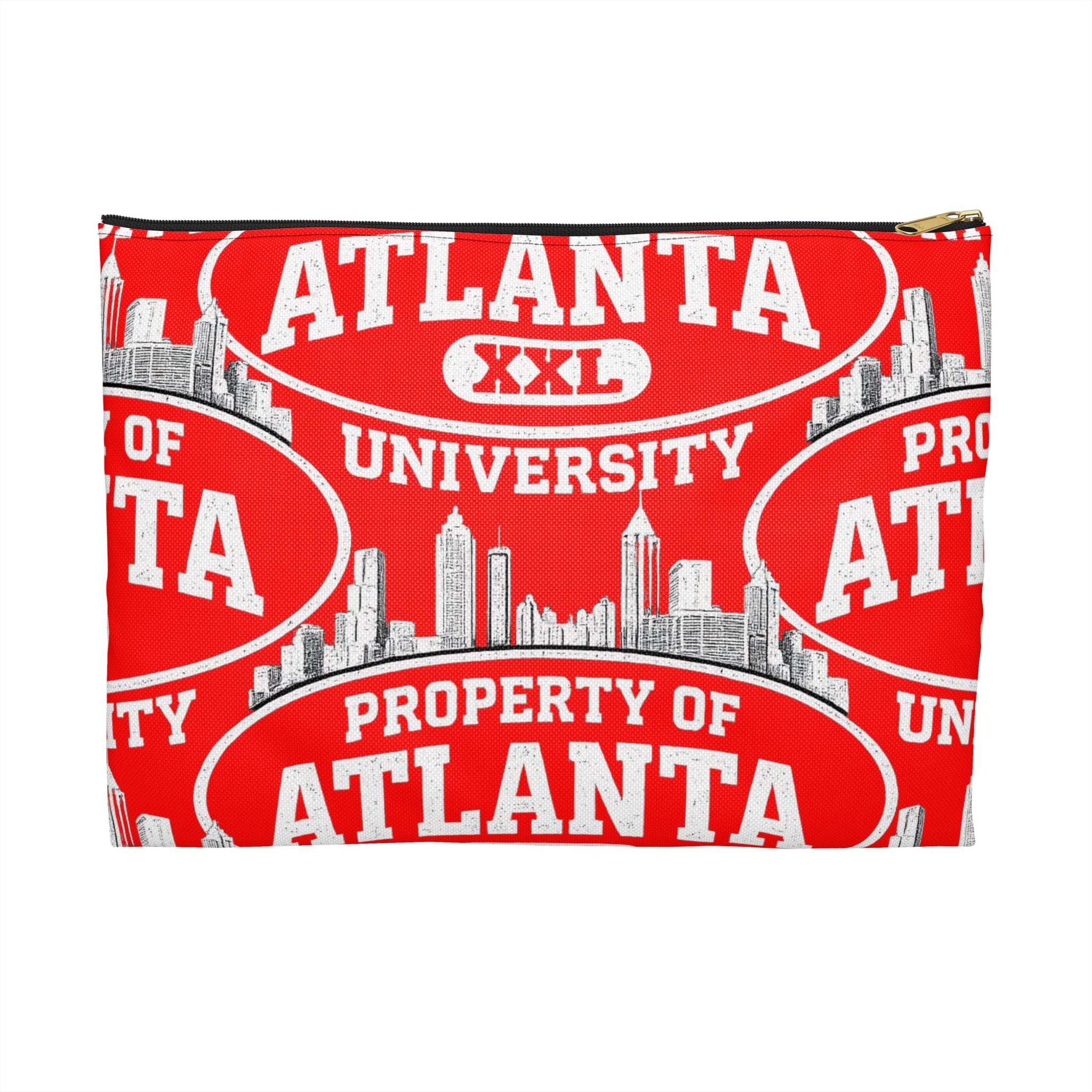 Atlanta University Red All-Over Print Money Bag