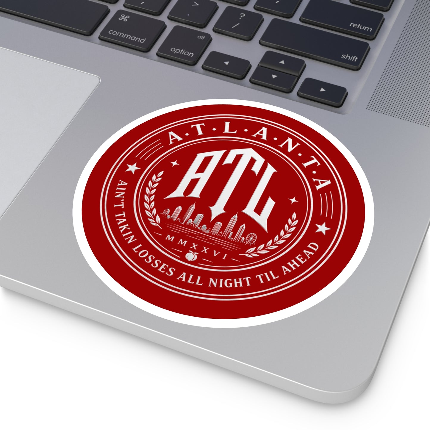 ATL Inferno Sticker — Red Atlanta City Sky