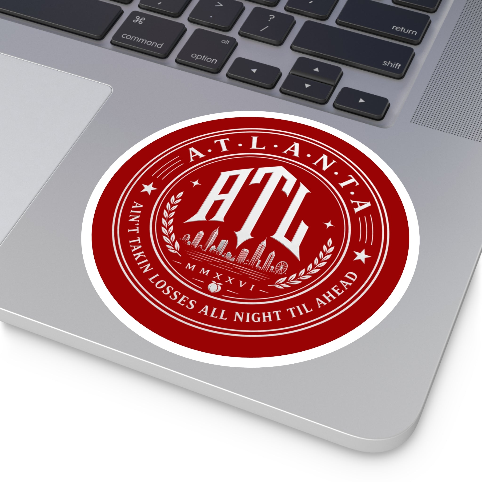ATL Inferno Sticker — Red Atlanta City Sky