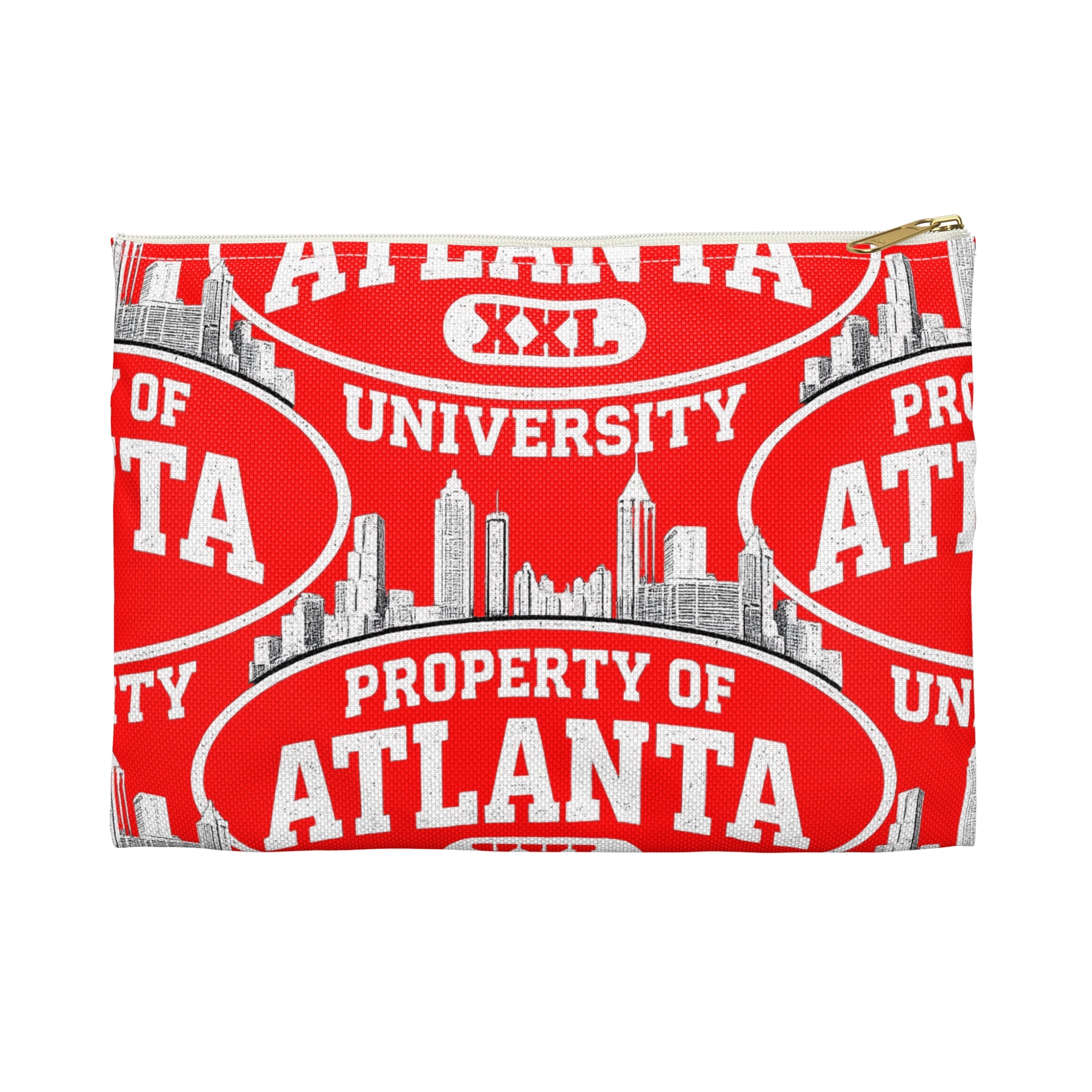 Atlanta University Red All-Over Print Money Bag
