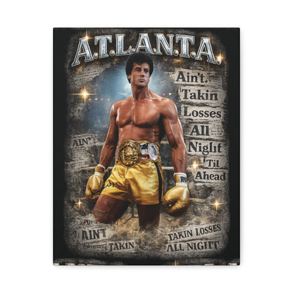 Ain't Taking Losses: Golden Gloves Mentality Canvas