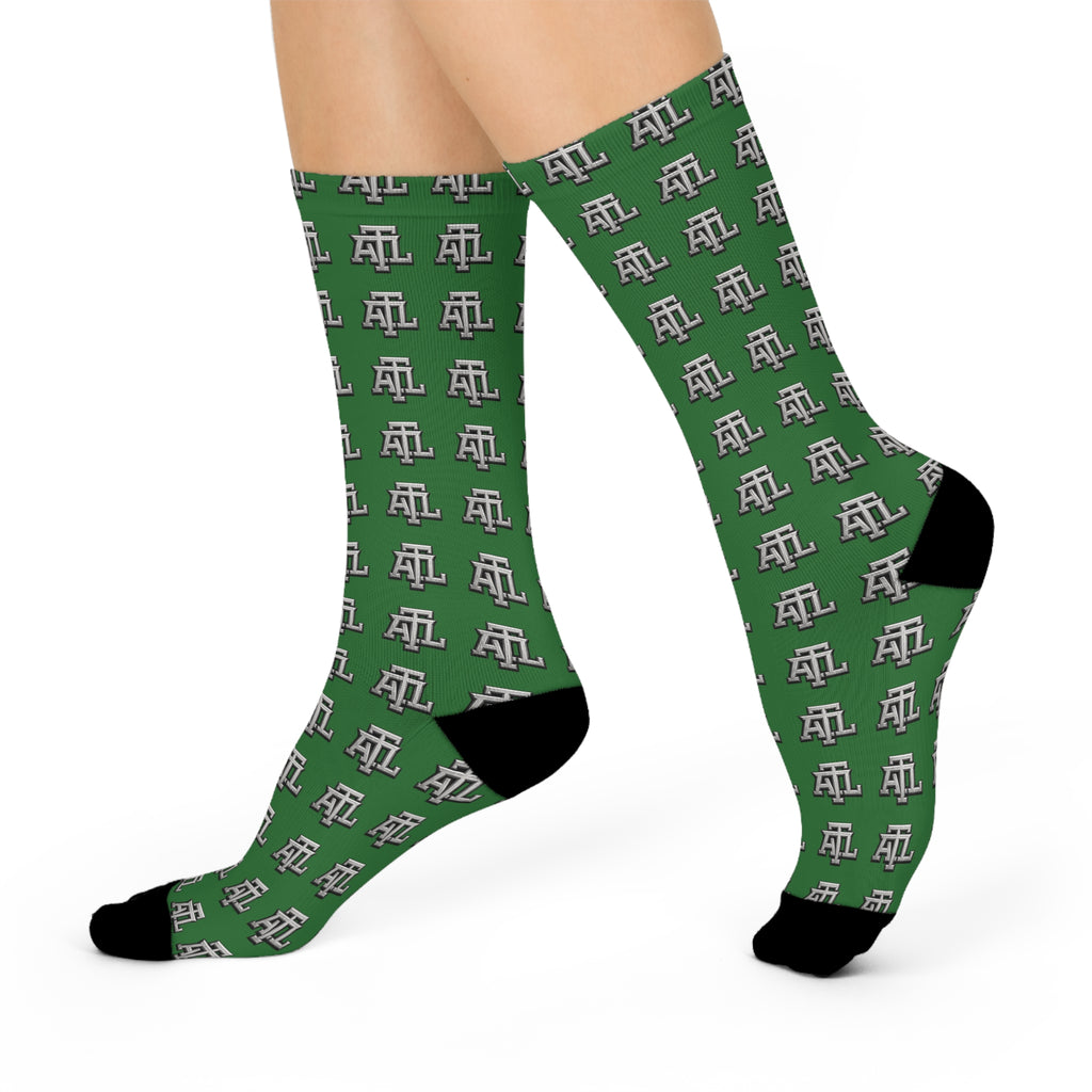 Green ATL - Monogram Crew Socks