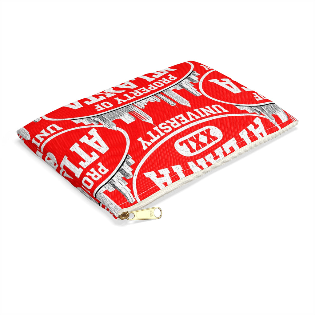 Atlanta University Red All-Over Print Money Bag