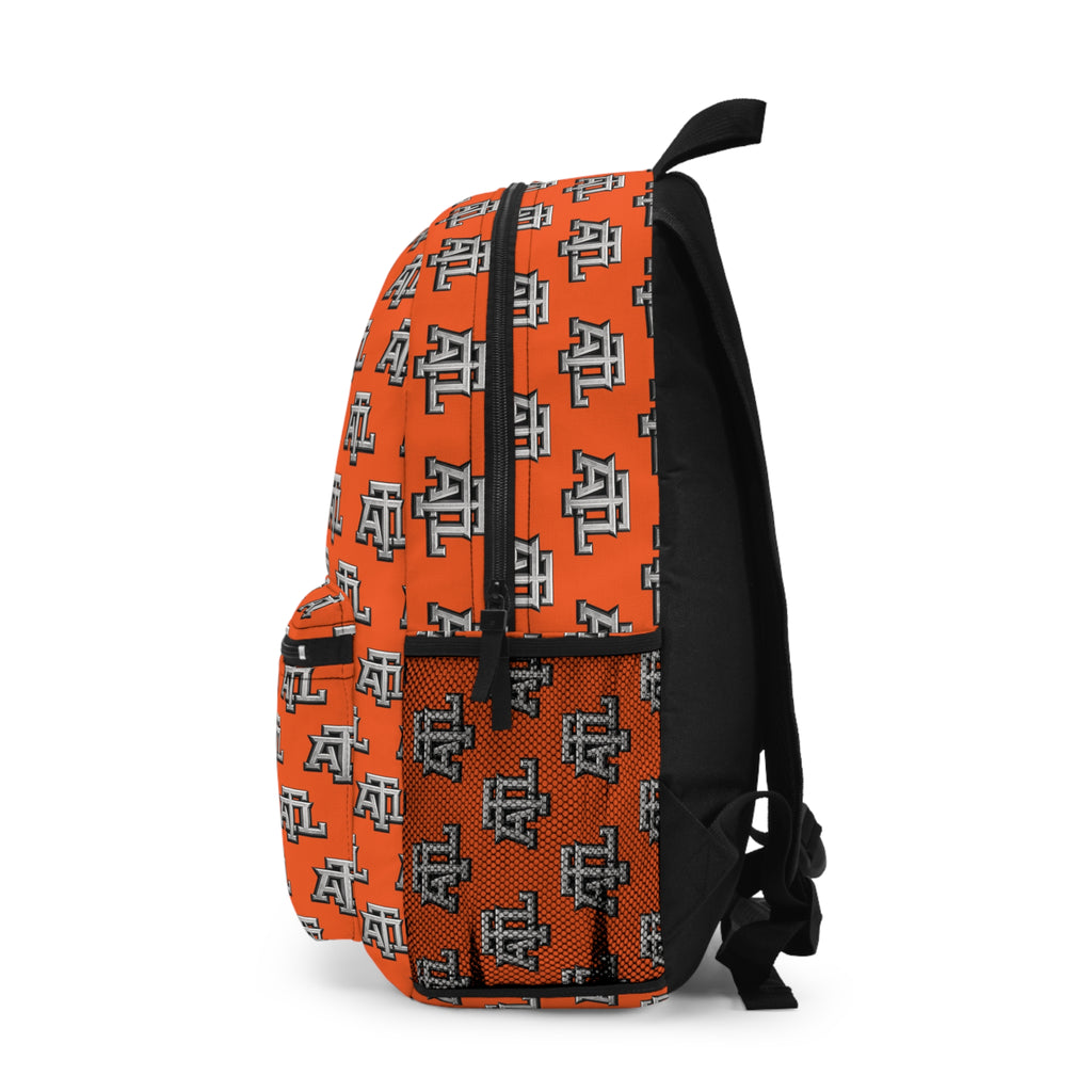 ATL Ember Monogram Logo Print Backpack —  ATL Ember