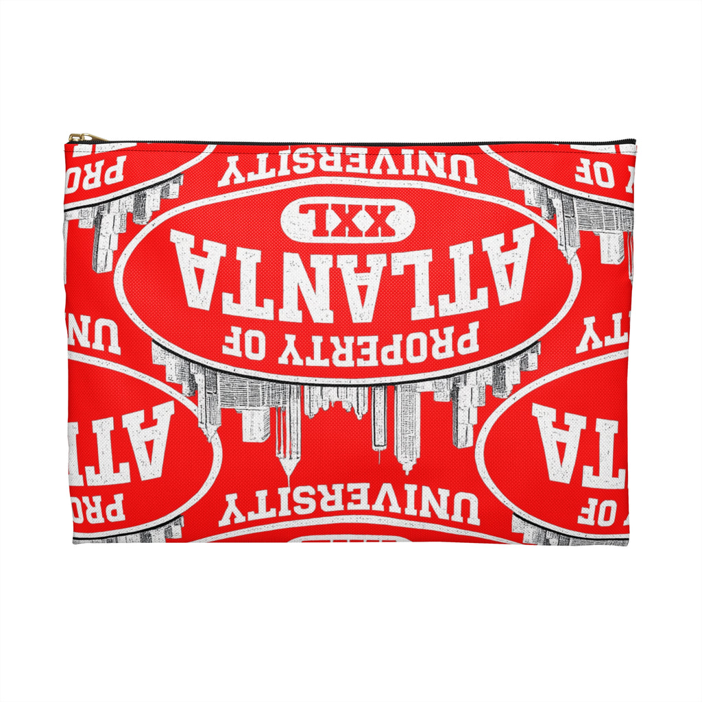 Atlanta University Red All-Over Print Money Bag