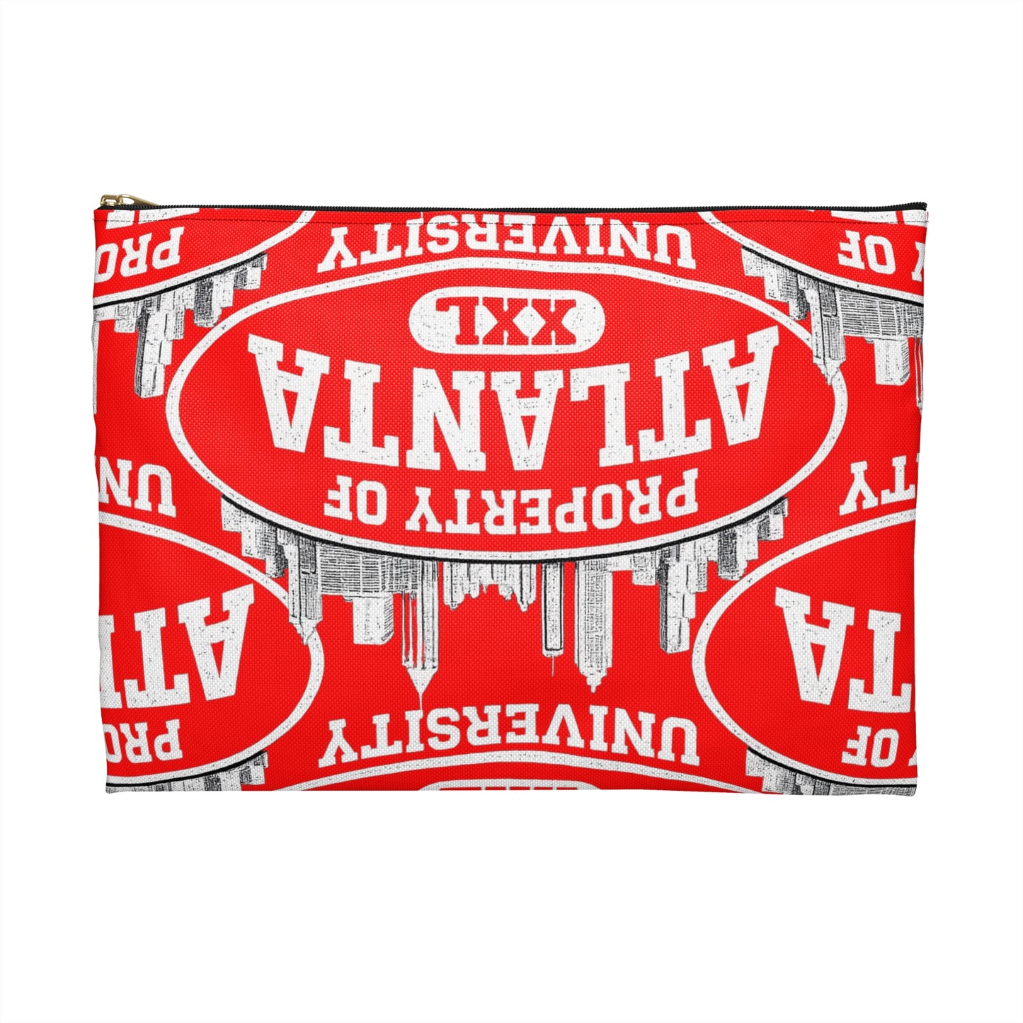 Atlanta University Red All-Over Print Money Bag
