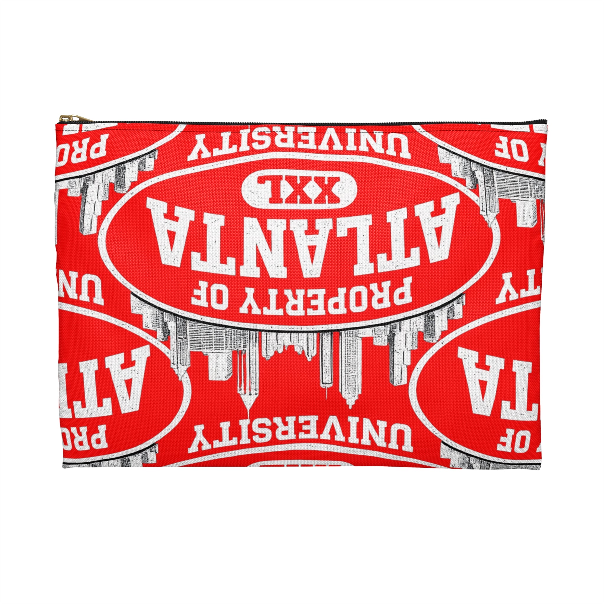 Atlanta University Red All-Over Print Money Bag