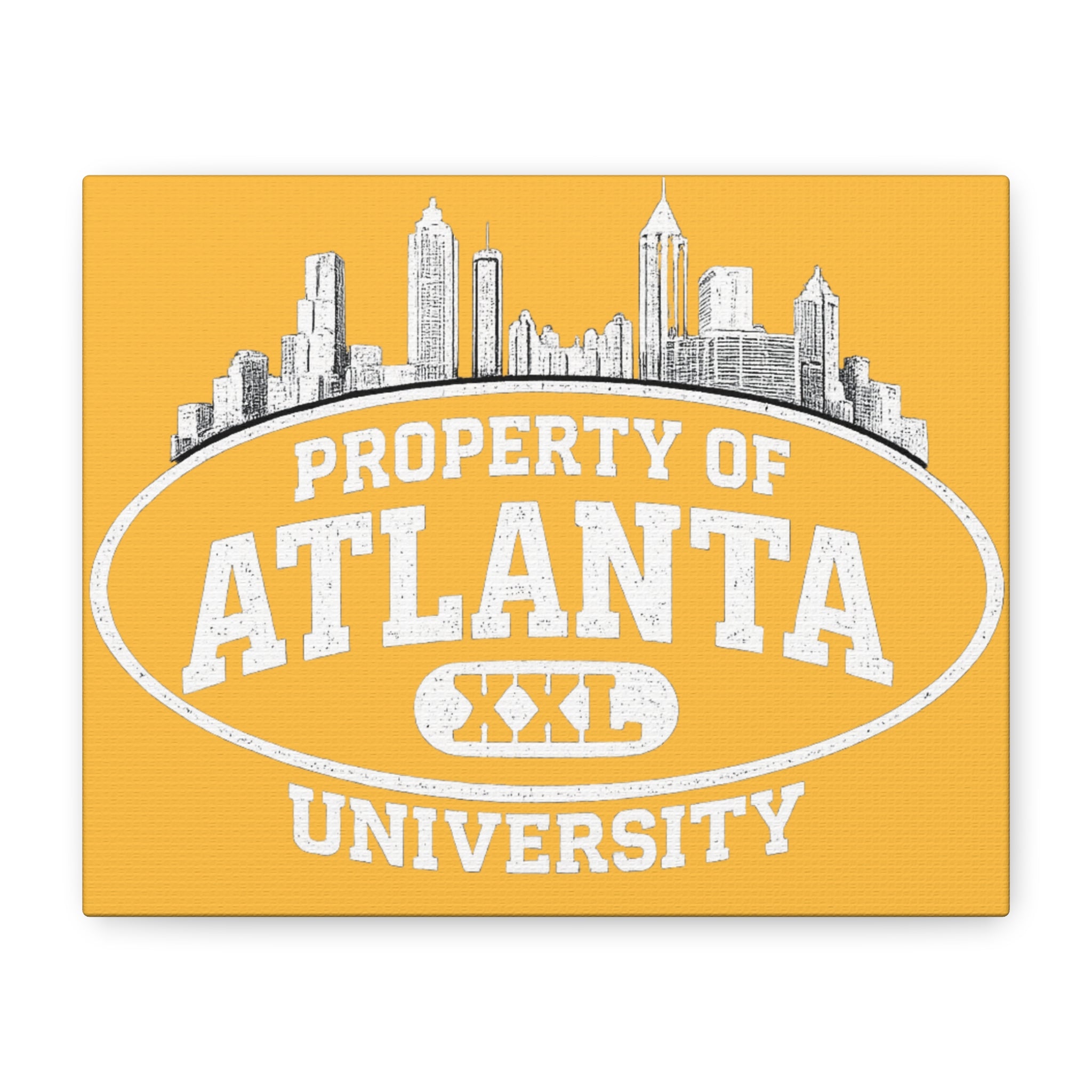 Property of Atlanta XXL University Canvas – MARTA Yellow Edition