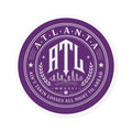 Ain’t Taking Losses ATL Logo Sticker — Purple Haze Edition