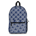 Atlanta Logo Print Backpack — Royal - 'Property of Atlanta' All-Over Print