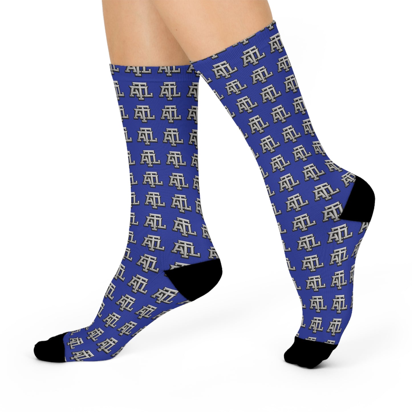 Royal ATL Monogram - Crew Socks