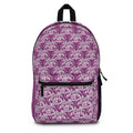 Atlanta Logo Print Backpack — Grape Purple - 'Property of Atlanta' All-Over Print