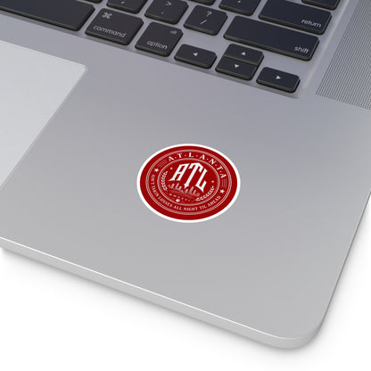 ATL Inferno Sticker — Red Atlanta City Sky