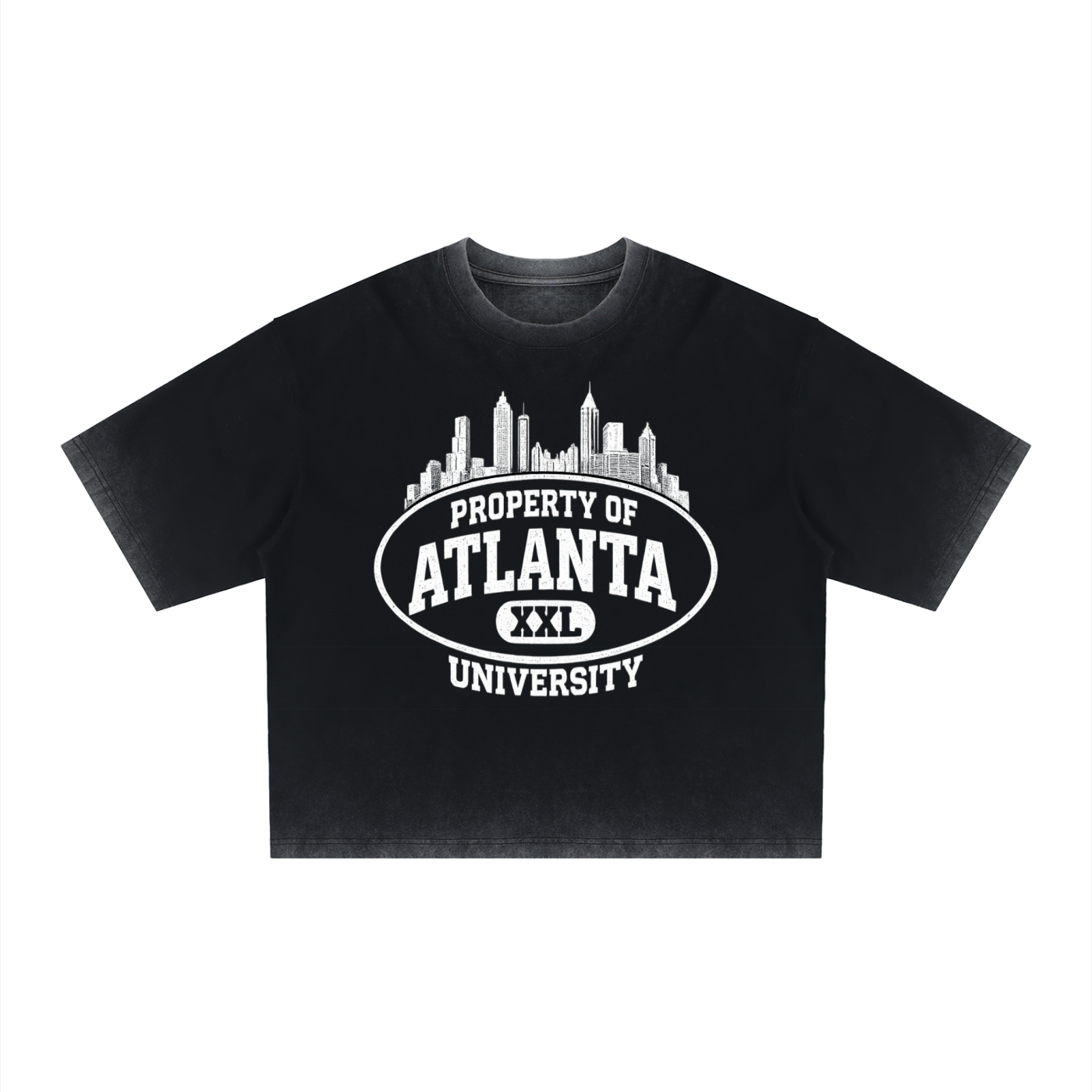 Atlanta University Reverse Dyed Box Tee