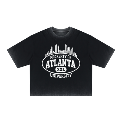 Atlanta University Reverse Dyed Box Tee
