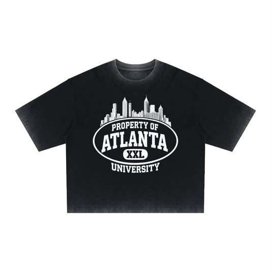 Atlanta University Reverse Dyed Box Tee