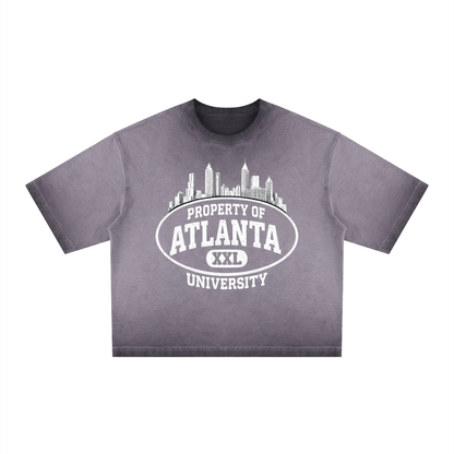 Atlanta University Reverse Dyed Box Tee