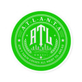 ATL Voltage Sticker  — Lime Wire Green Atlanta City Skyline