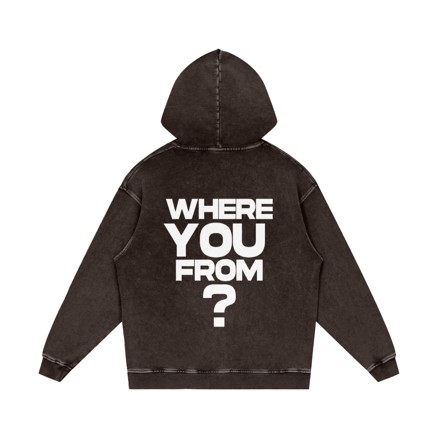 Ain't Taking Losses "City Seal" Heavyweight Snow Wash Hoodie