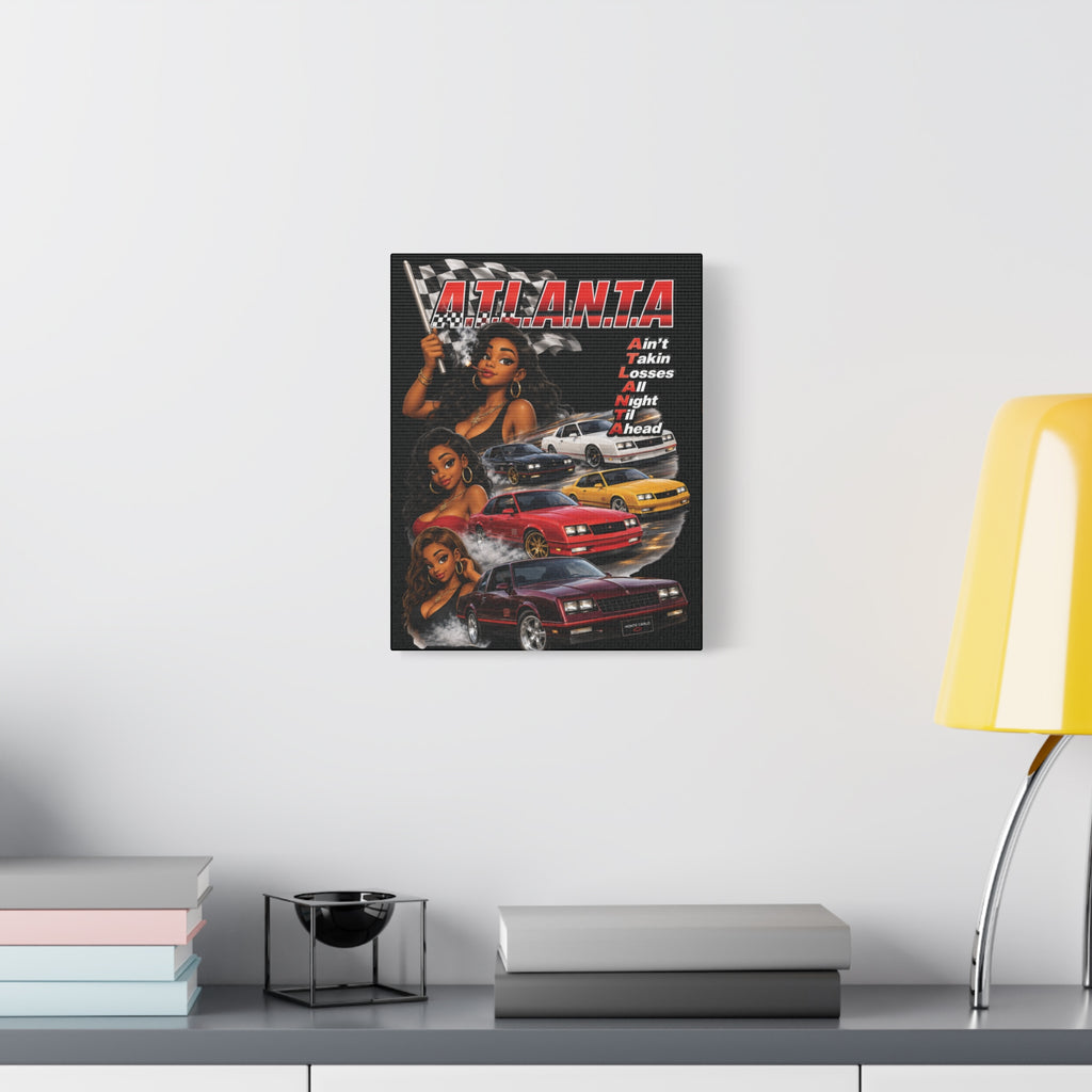 Ain't Taking Losses: Horsepower & Hustle Canvas
