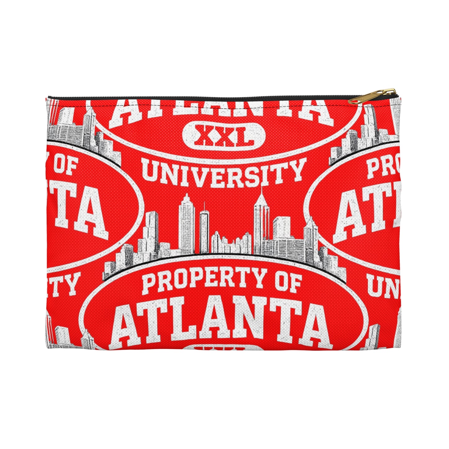 Atlanta University Red All-Over Print Money Bag