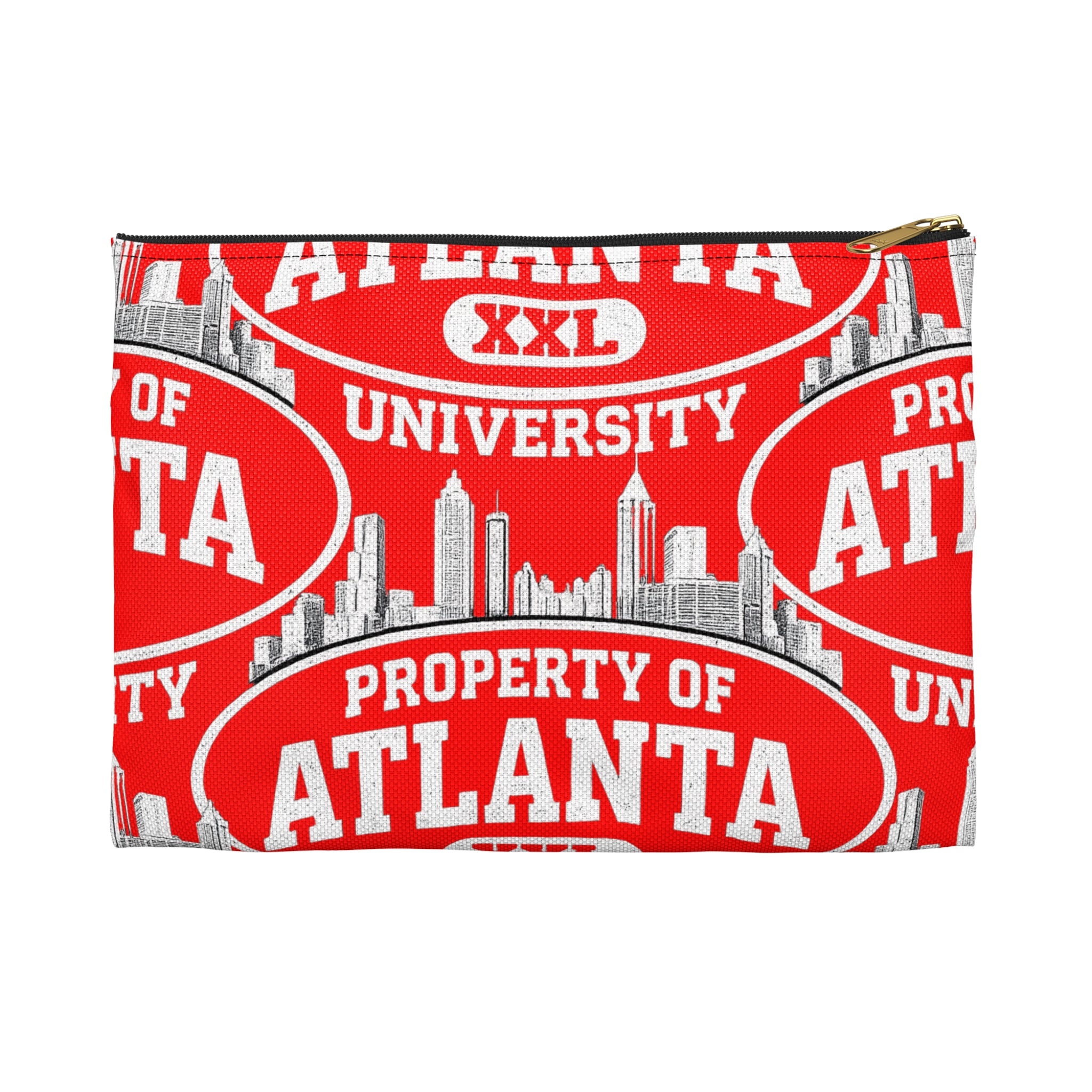 Atlanta University Red All-Over Print Money Bag