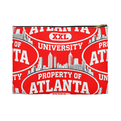 Atlanta University Red All-Over Print Money Bag