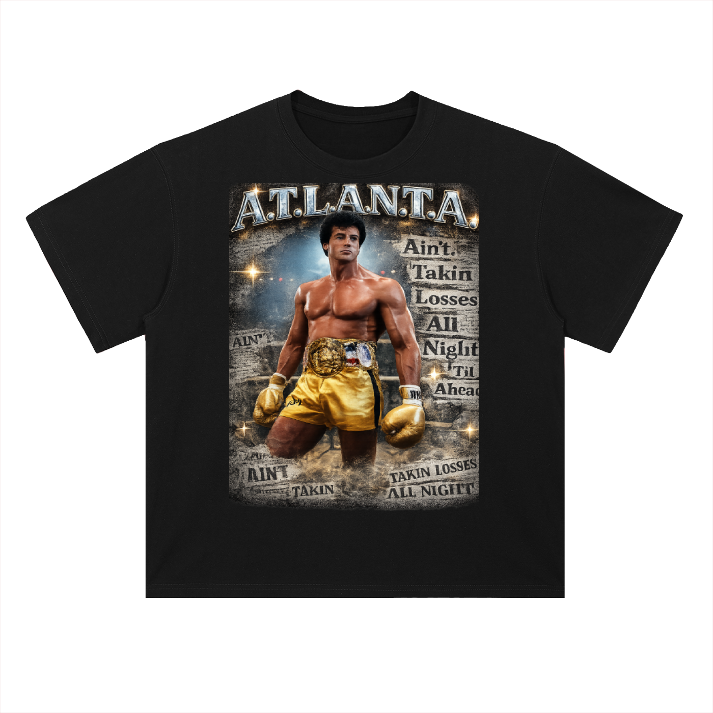 Heavyweight Drop Shoulder Cotton T-Shirt