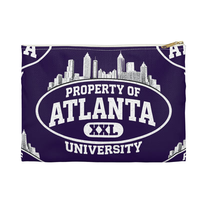 Atlanta University Purple Money Bag