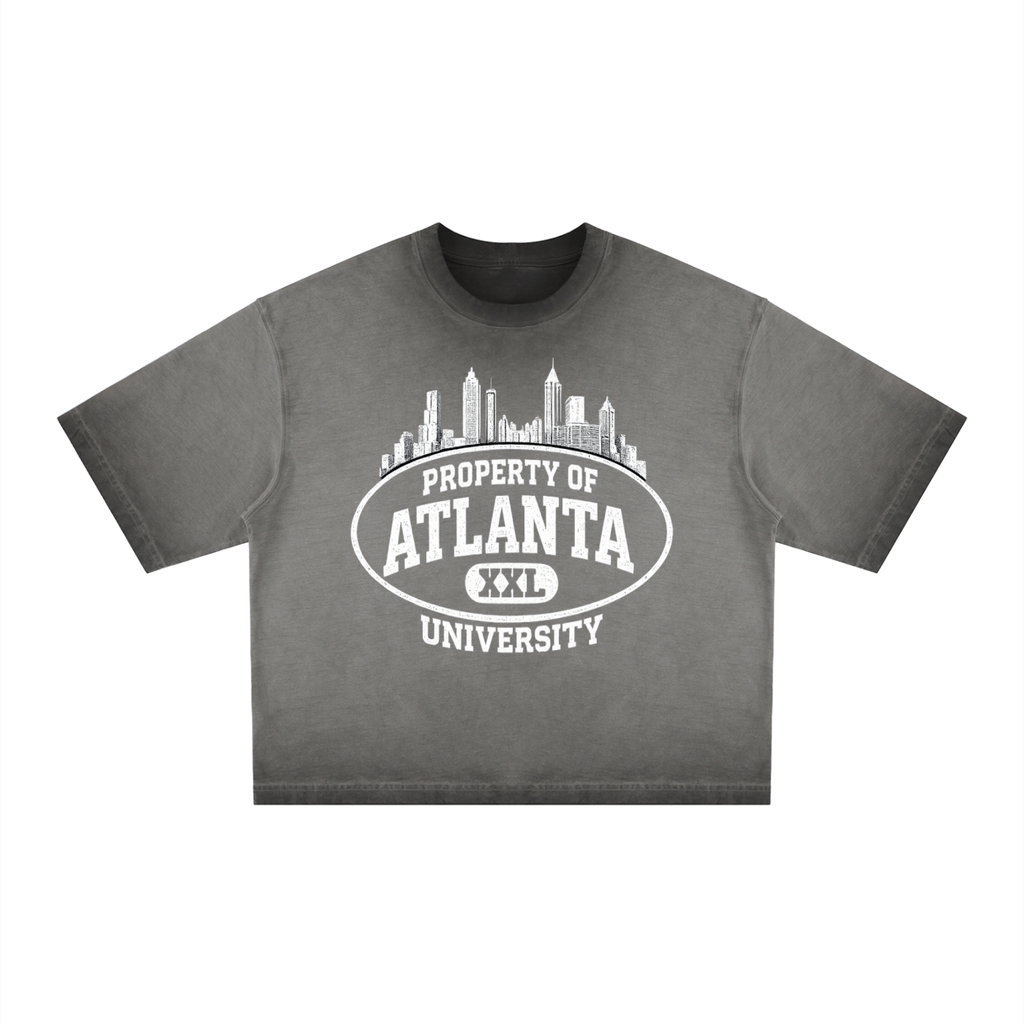 Atlanta University Reverse Dyed Box Tee