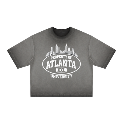 Atlanta University Reverse Dyed Box Tee
