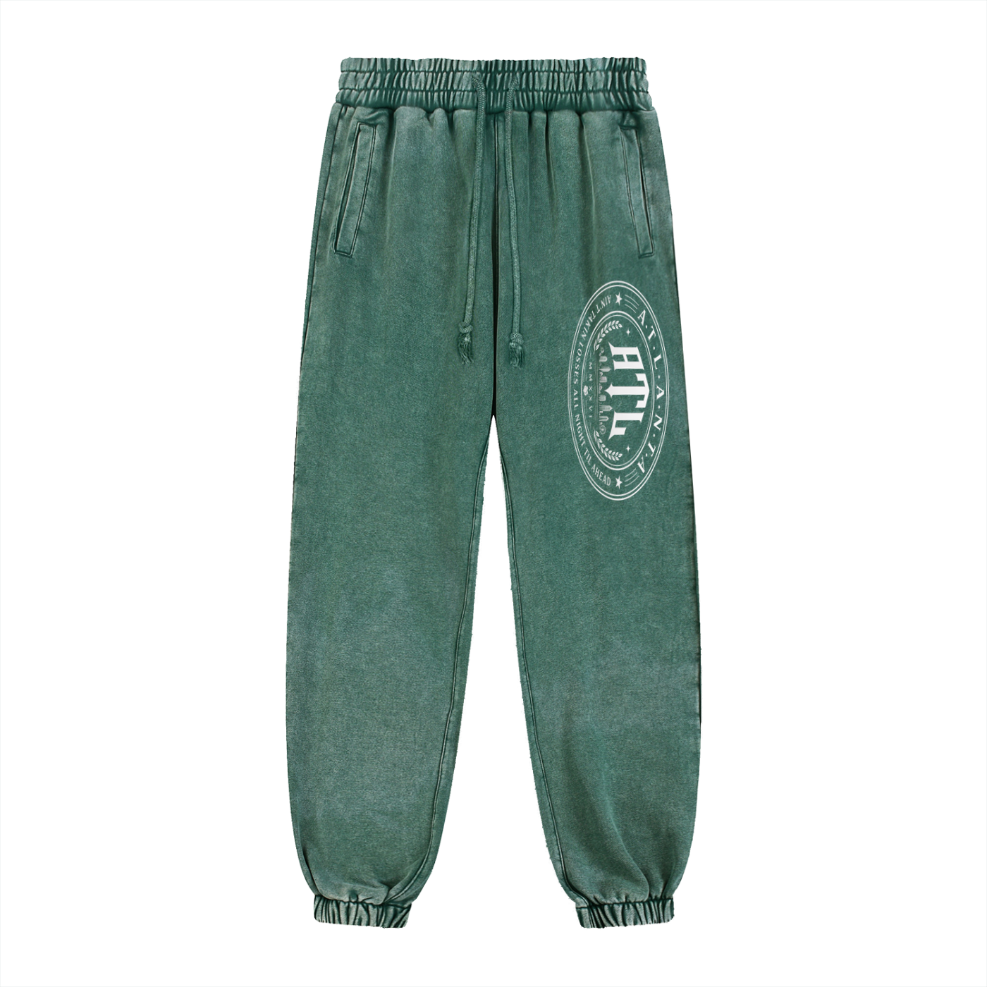 Ain't Taking Losses "City Seal" Heavyweight Snow Wash Sweatpants