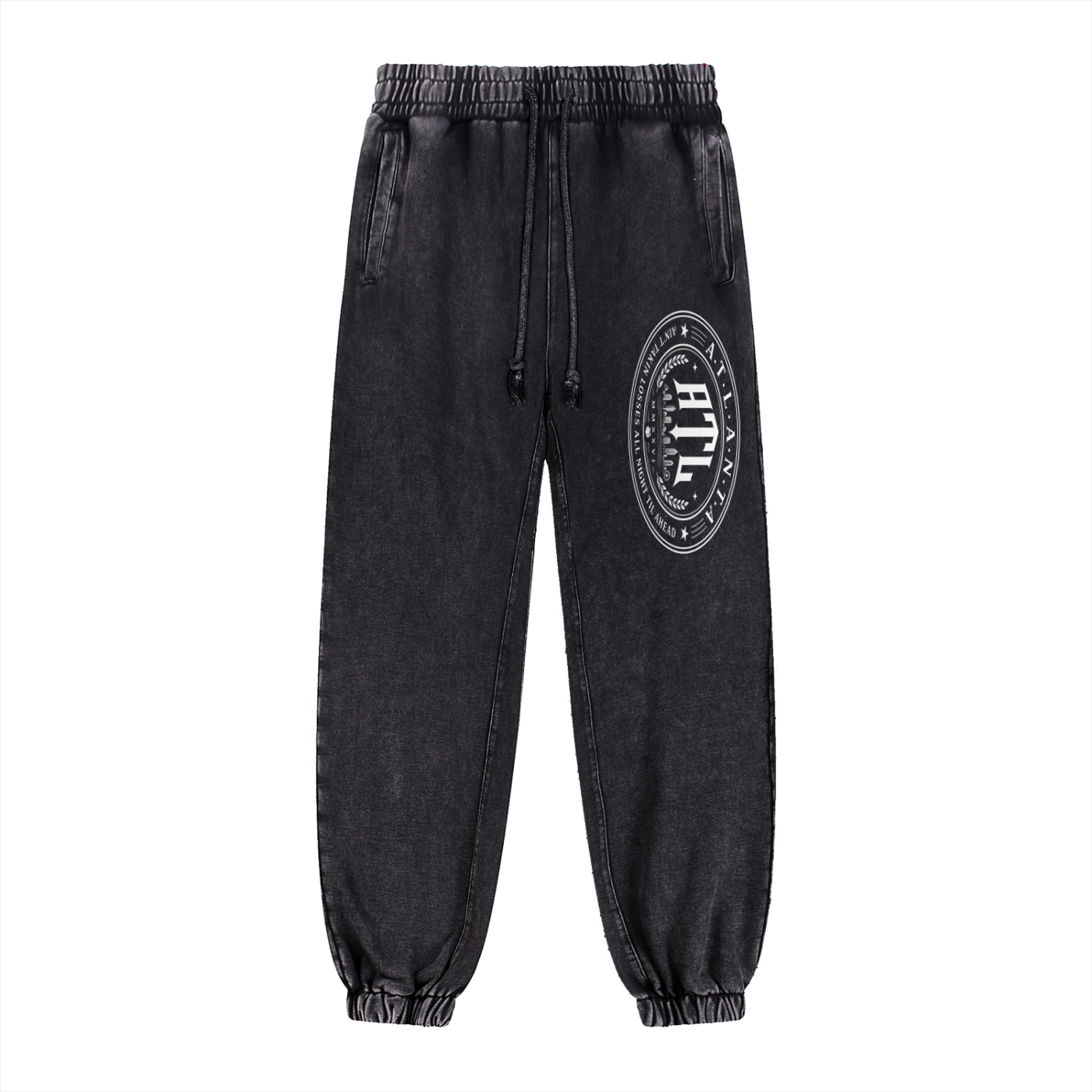 Ain't Taking Losses "City Seal" Heavyweight Snow Wash Sweatpants