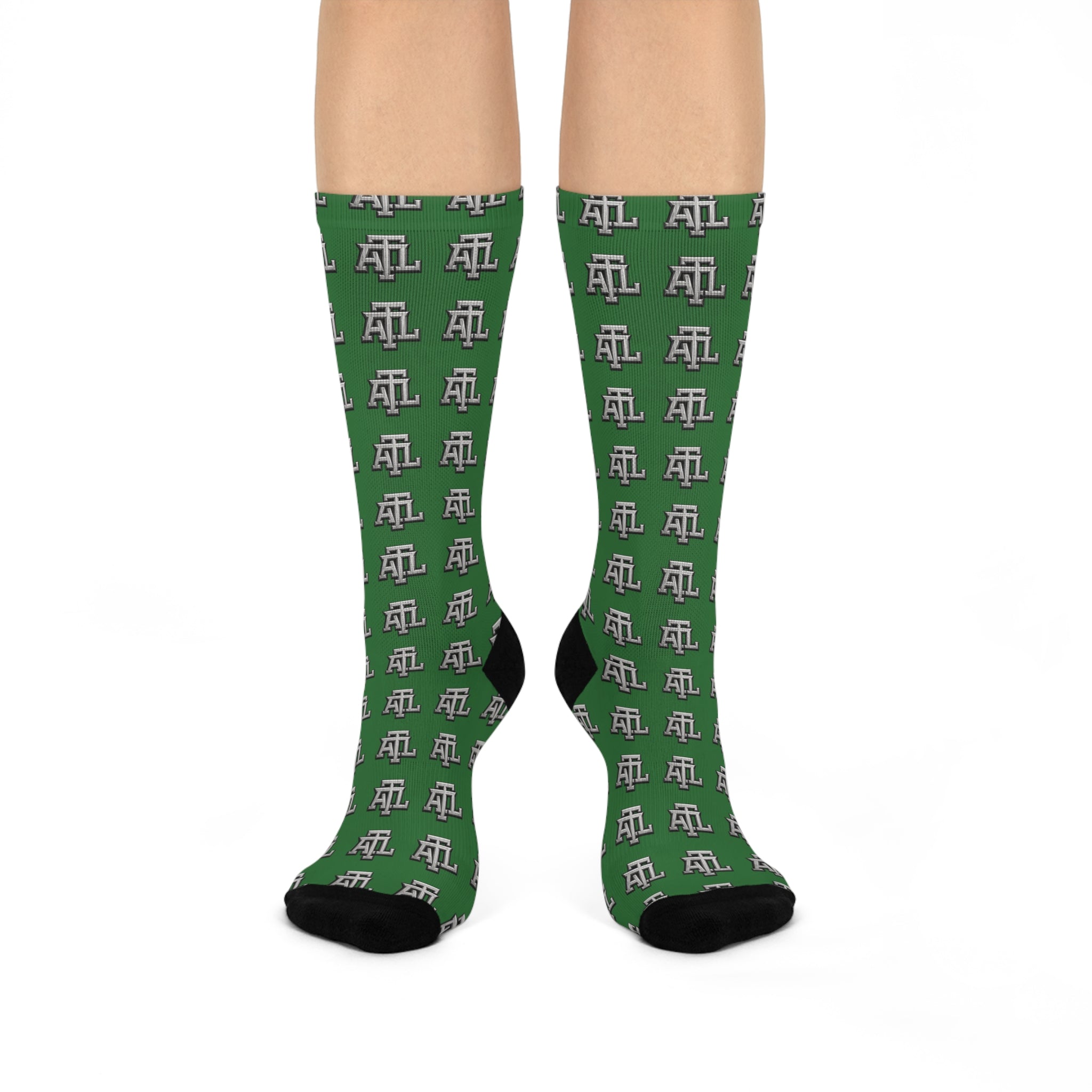 Green ATL - Monogram Crew Socks