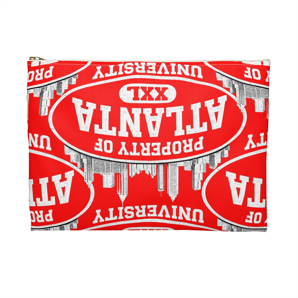 Atlanta University Red All-Over Print Money Bag