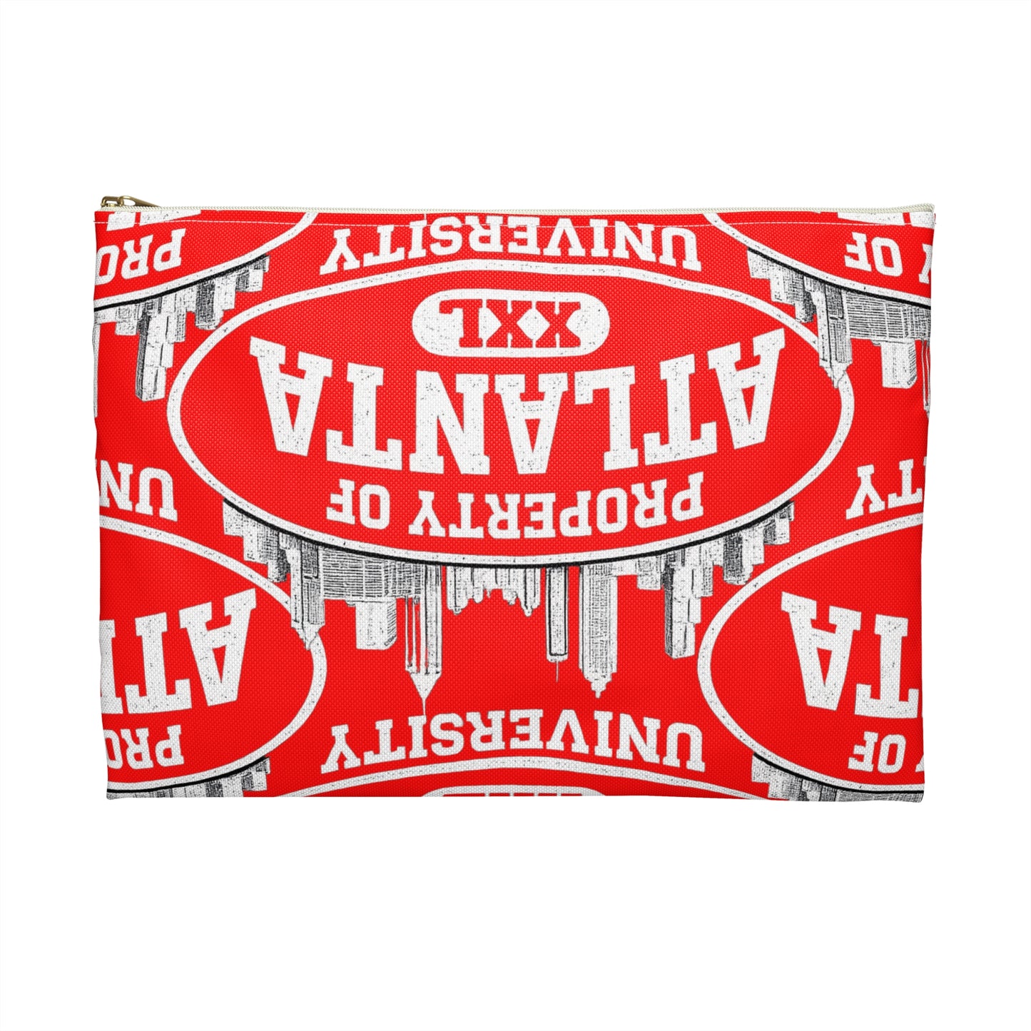 Atlanta University Red All-Over Print Money Bag
