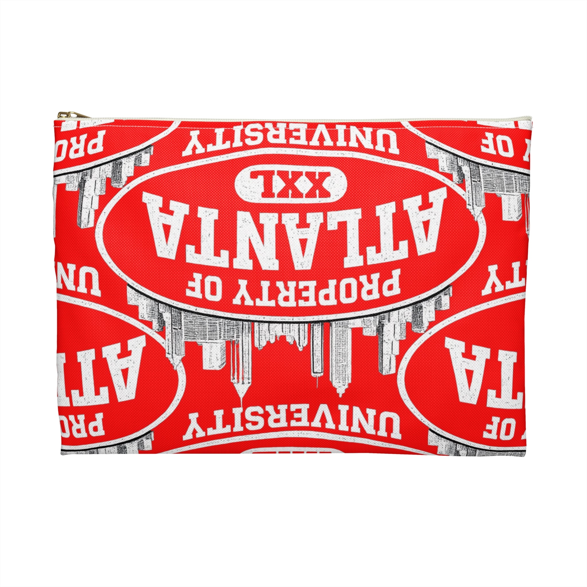 Atlanta University Red All-Over Print Money Bag