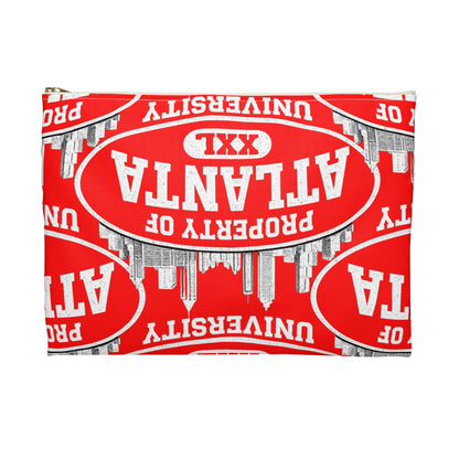 Atlanta University Red All-Over Print Money Bag