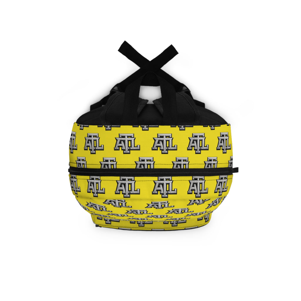 Lemon Drop ATL Monogram Logo Print Backpack —Lemon Drop ATL  Monogram