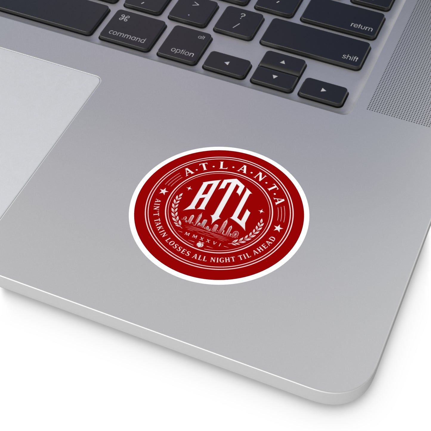 ATL Inferno Sticker — Red Atlanta City Sky