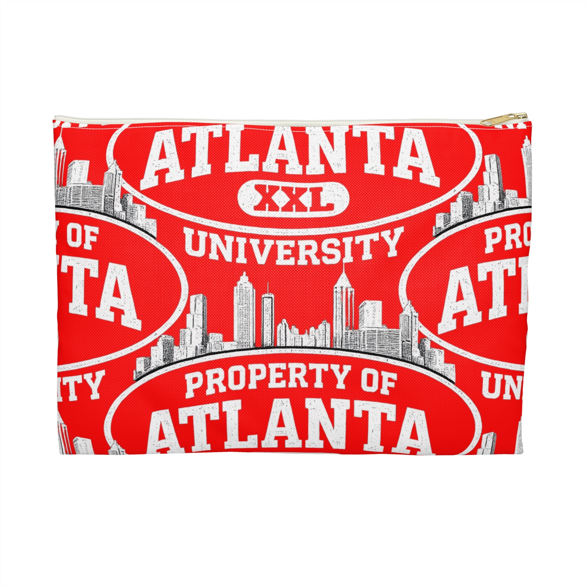 Atlanta University Red All-Over Print Money Bag