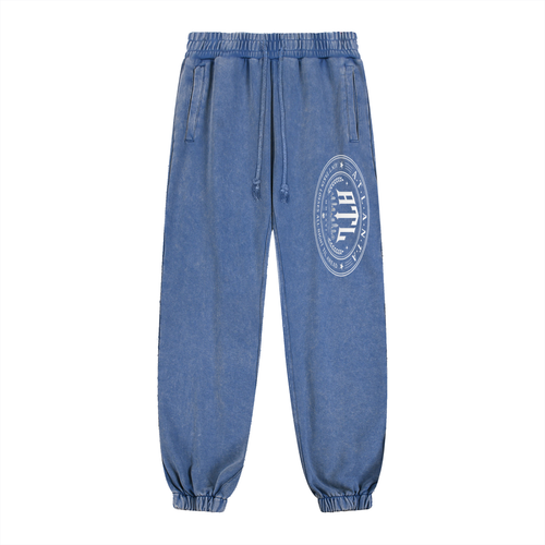 Ain't Taking Losses "City Seal" Heavyweight Snow Wash Sweatpants