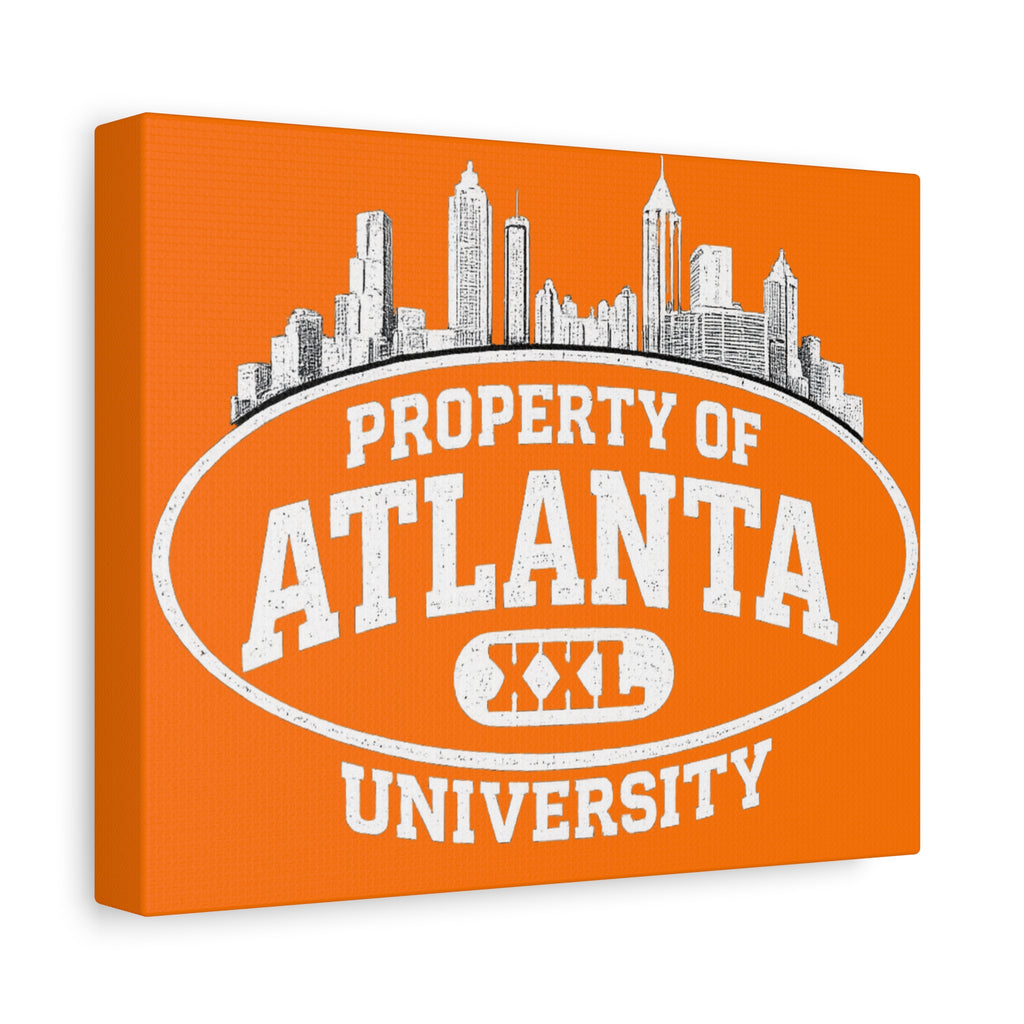 Property of Atlanta XXL University Canvas – MARTA Orange Edition