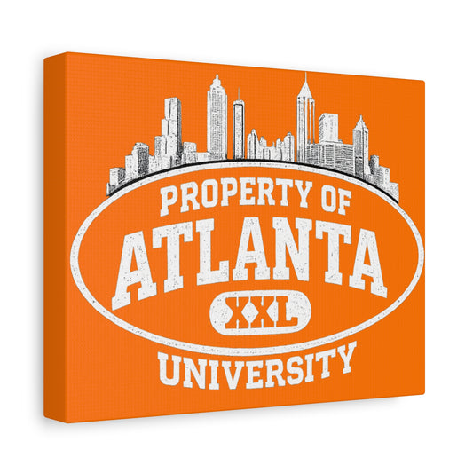 Property of Atlanta XXL University Canvas – MARTA Orange Edition