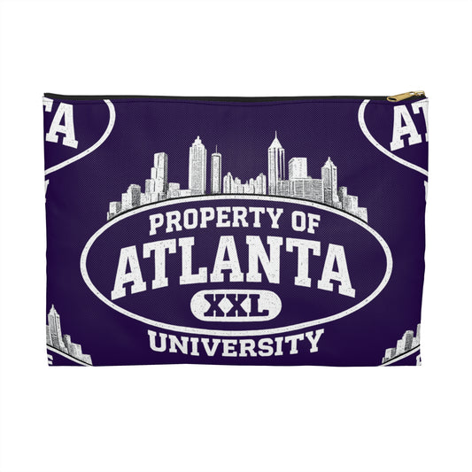 Atlanta University Purple Money Bag